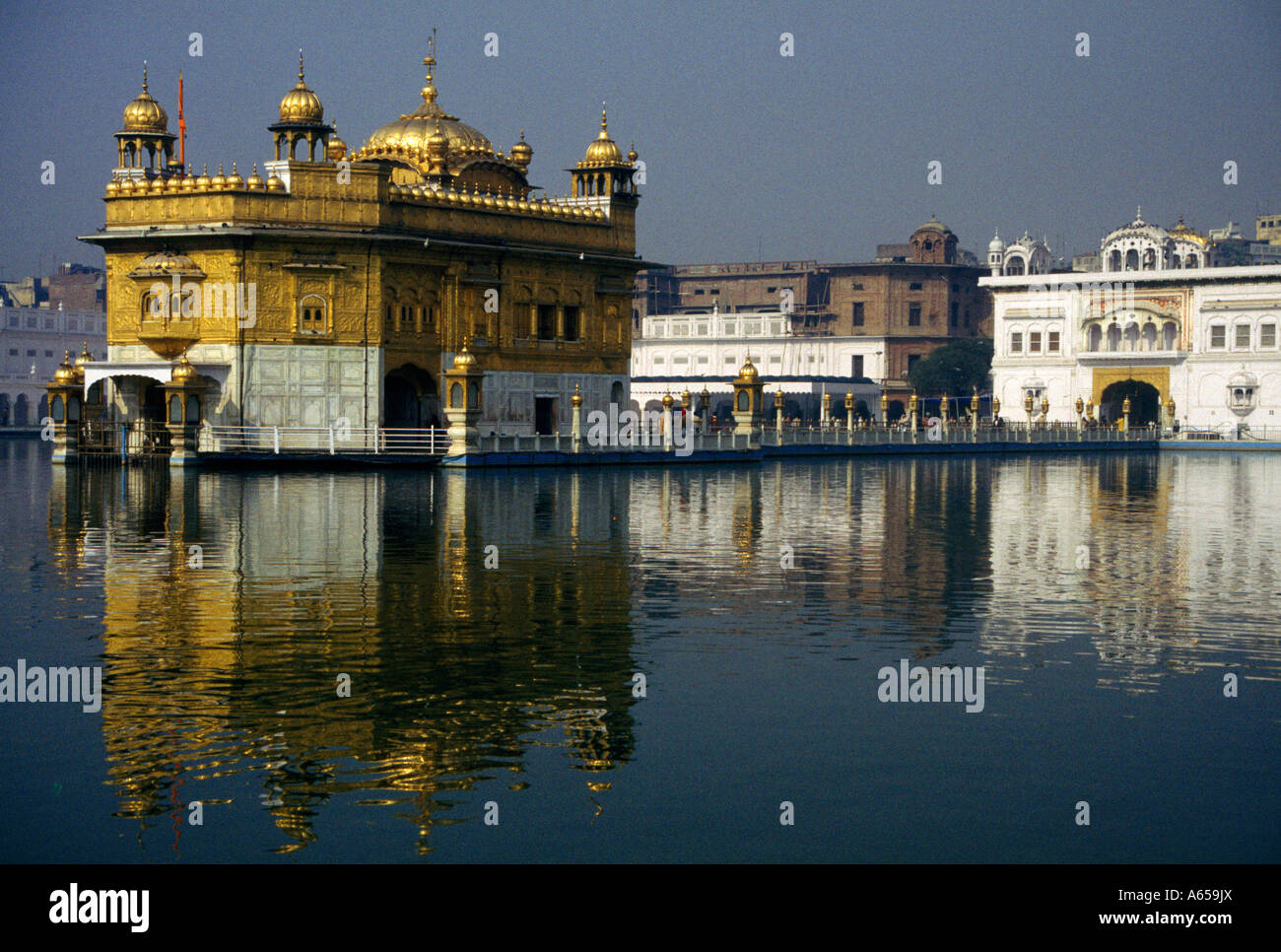 Amritsar punjab India Sri Harmandir Sahib Tempio d'oro Foto Stock