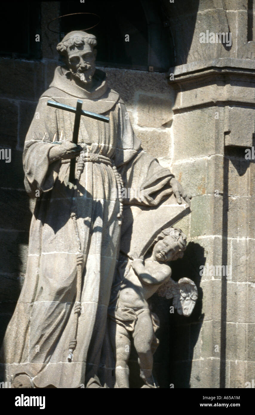 Galizia Spagna Santiago De Compostela San Francesco di Assisi Foto Stock
