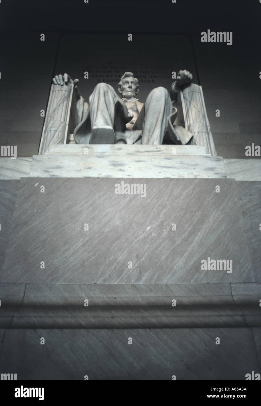Lincoln Memorial Washington Foto Stock