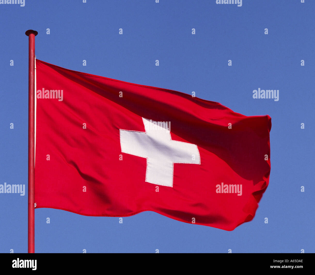 'Bandiera Svizzera' Foto Stock