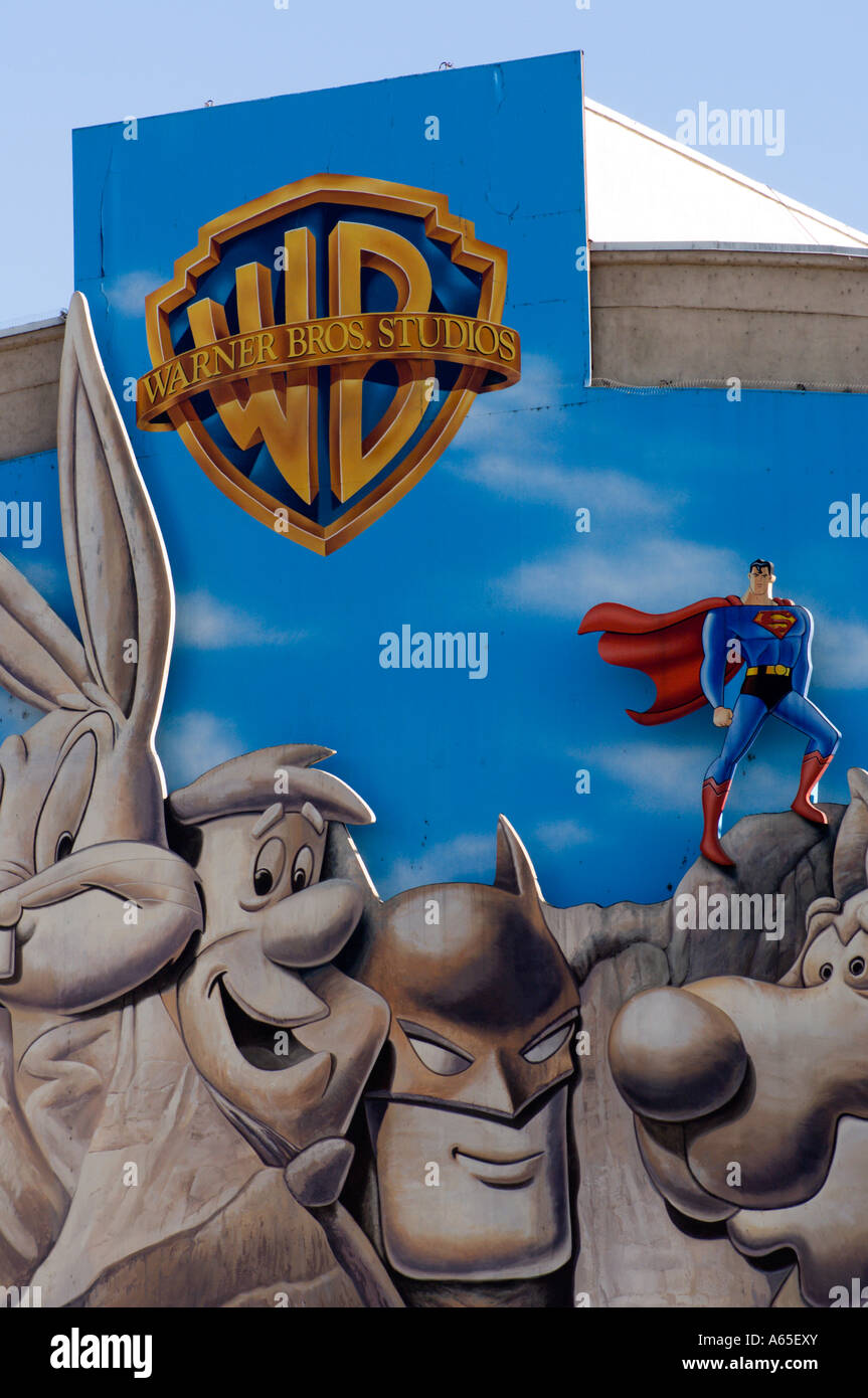 Logo WB e caratteri dipinta sulla fiancata di una delle fasi. Foto Stock