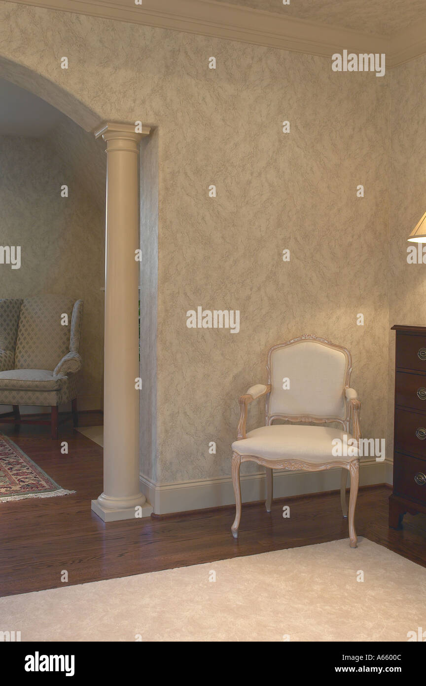 Particolare camera da letto Foto Stock