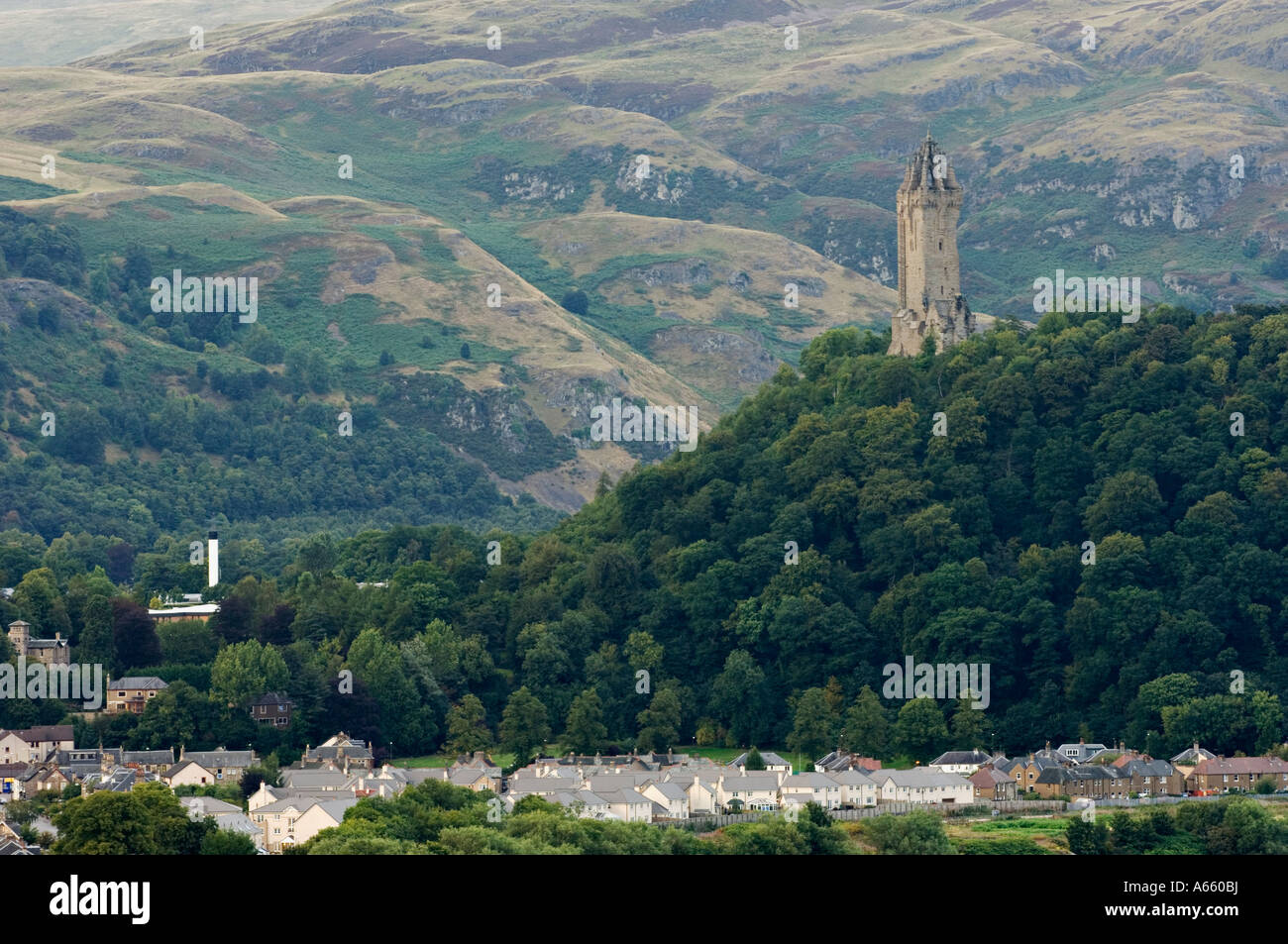 La Wallace Monumento Nazionale Stirling Scozia Scotland Foto Stock