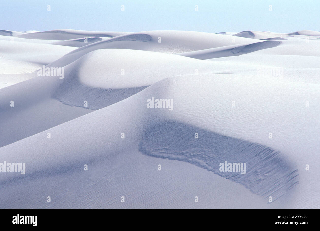 Stati Uniti d'America Messico Nuovo White Sands National Monument Foto Stock