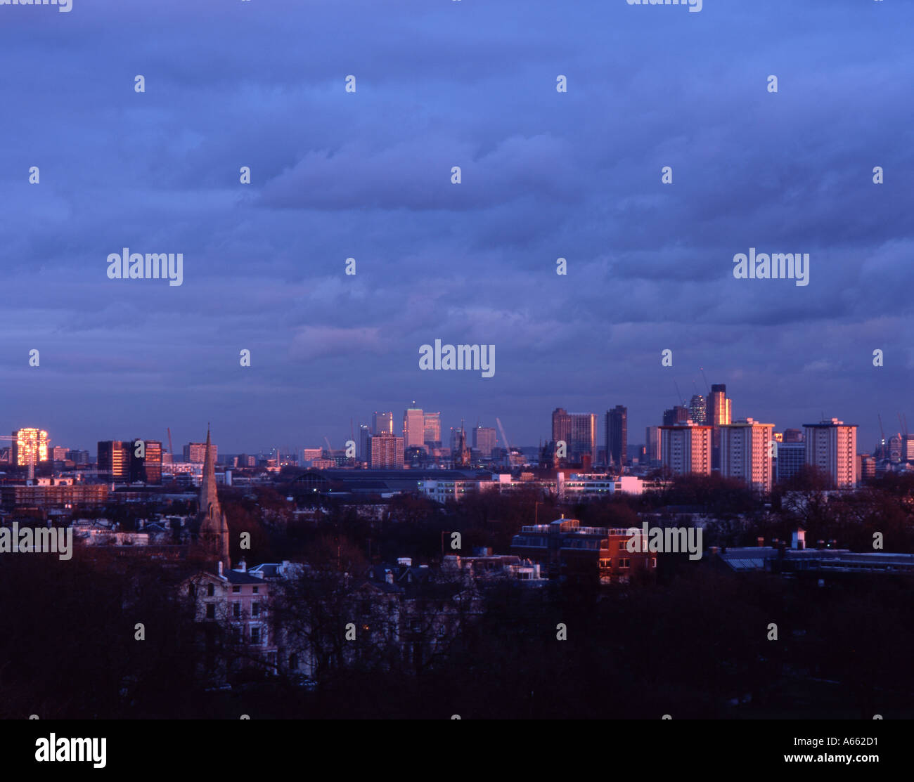 Vista da Primrose Hill Londra Foto Stock