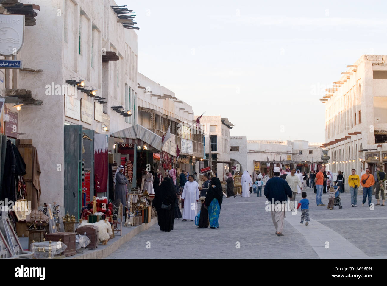 Souq Najida Doha in Qatar Foto Stock