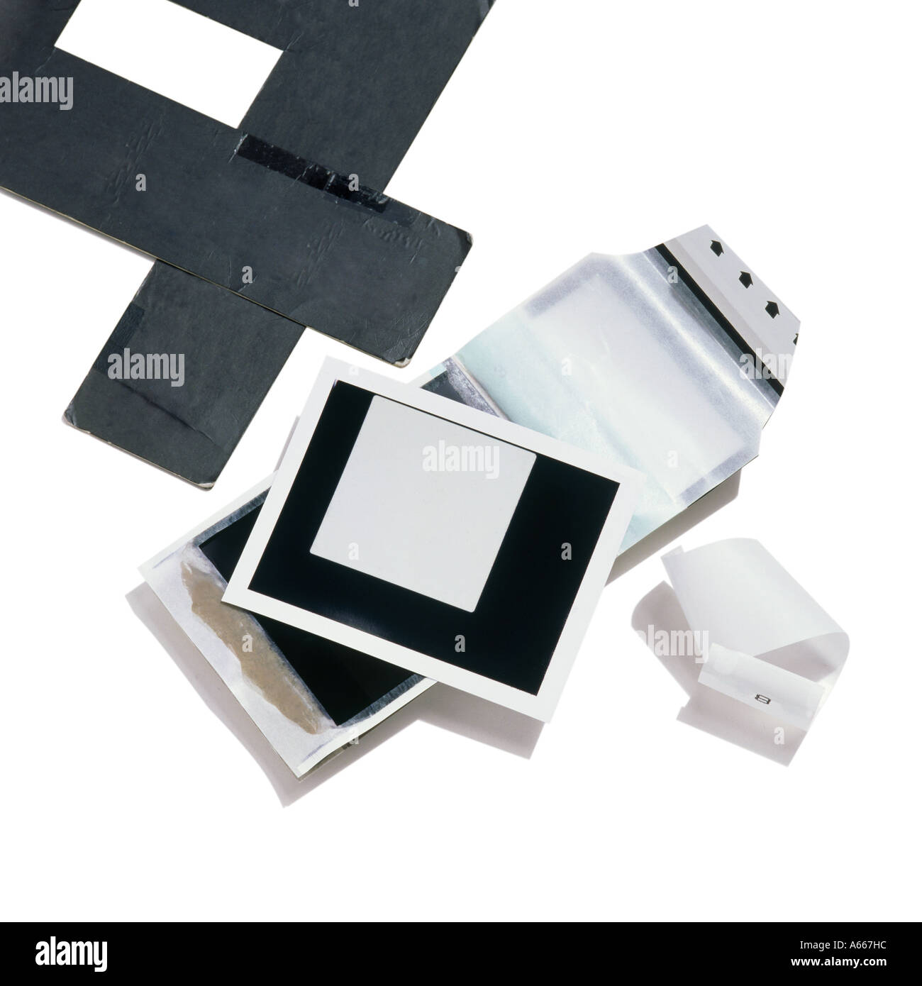 Pellicola Polaroid e maschere Foto stock - Alamy