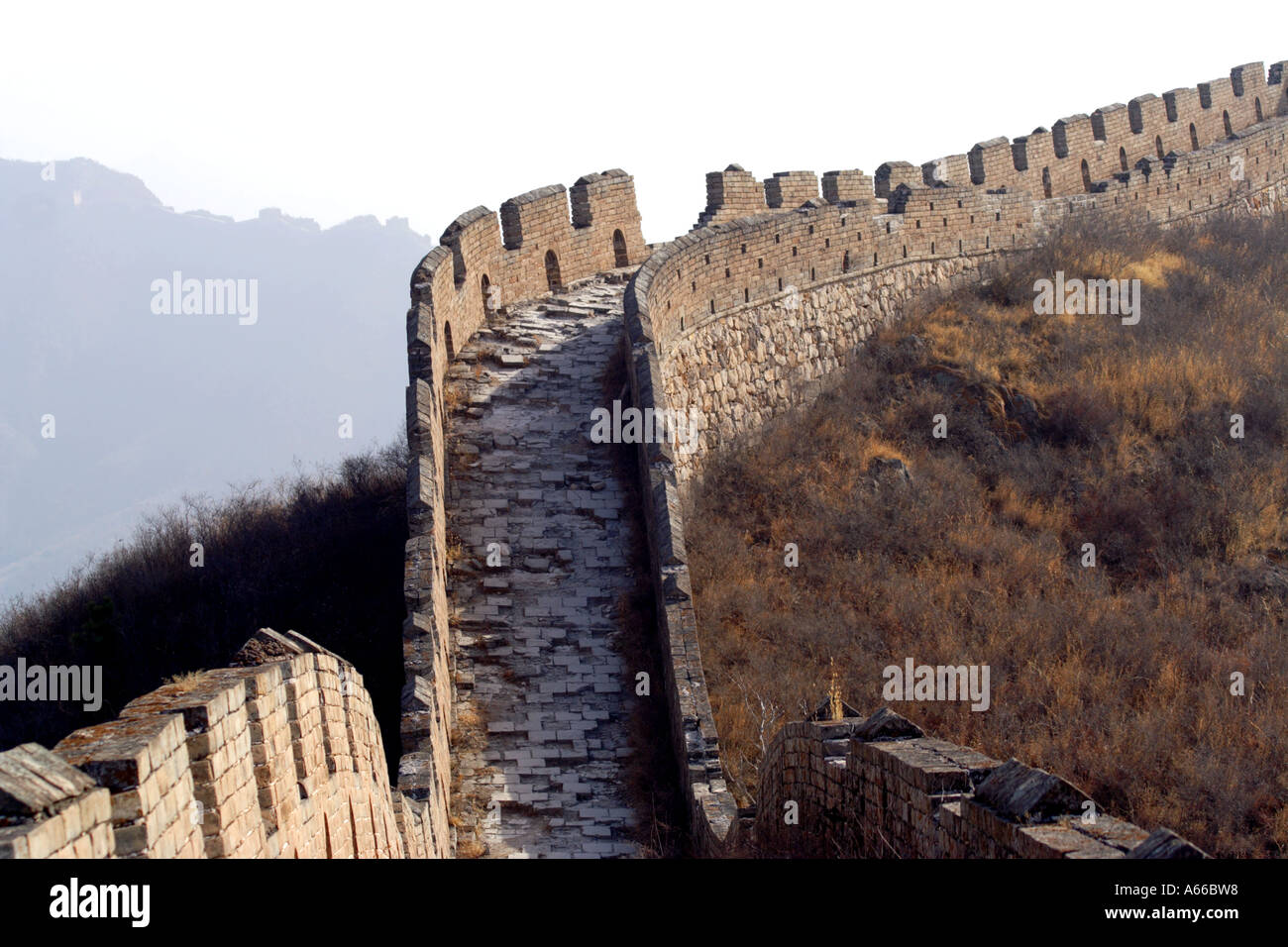 La Grande Muraglia della Cina Foto Stock