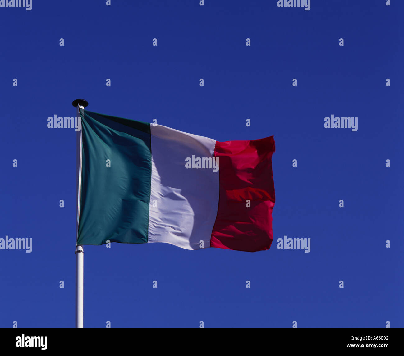 Bandiera Italiana Italia Foto Stock