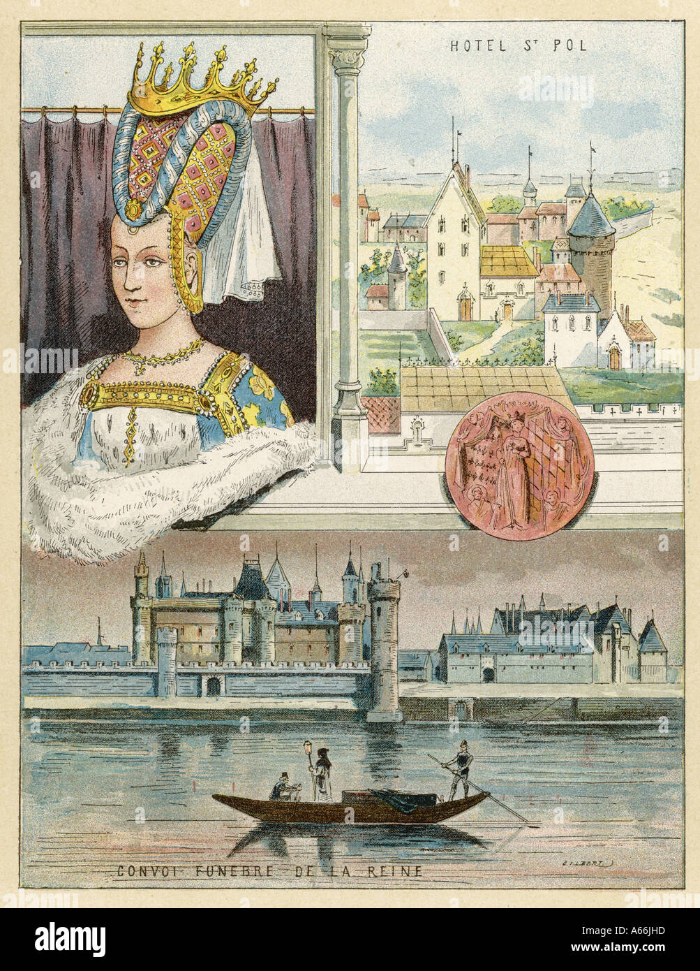 Isabeau De Baviere Foto Stock