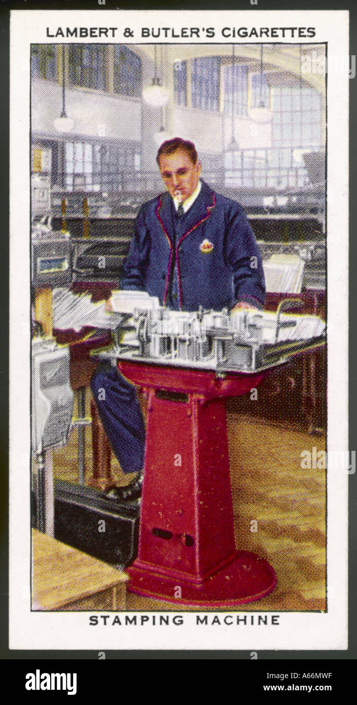 Gpo stampigliatura del timbro postale Foto Stock