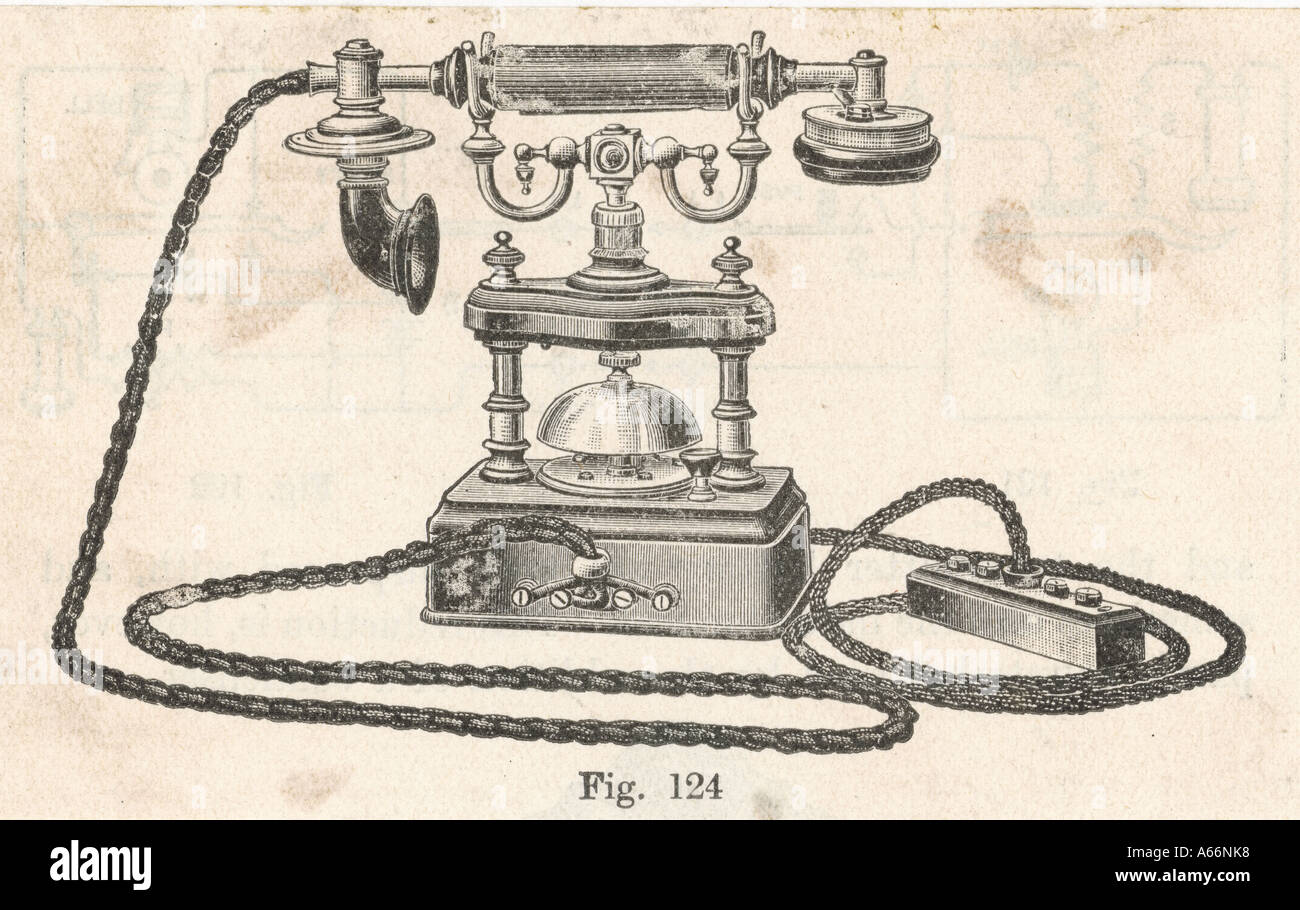 Tabella Ericsson telefono 3 Foto Stock