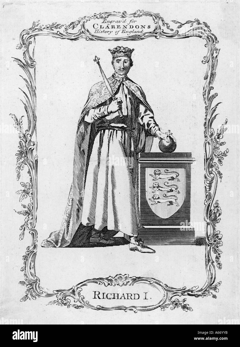 Riccardo Cuor di Leone Foto Stock