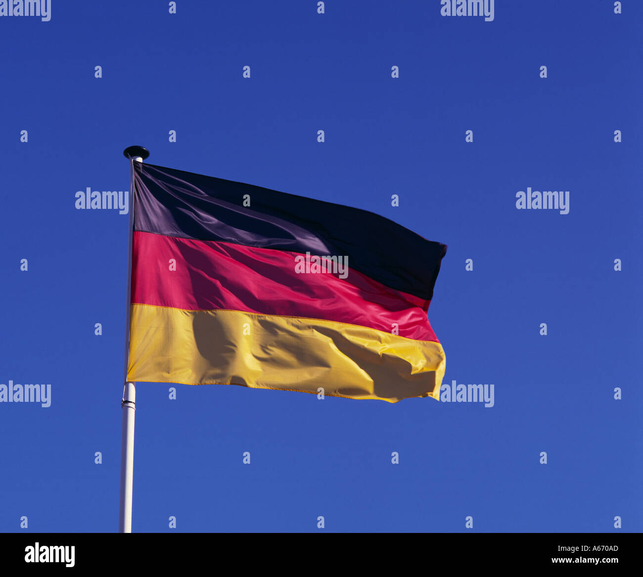 Bandiera tedesca, Germania Foto Stock