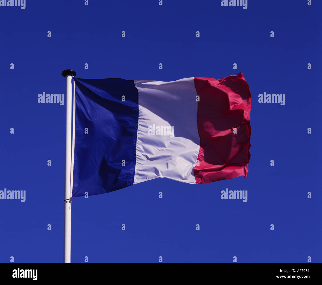Bandiera francese, Francia Foto Stock