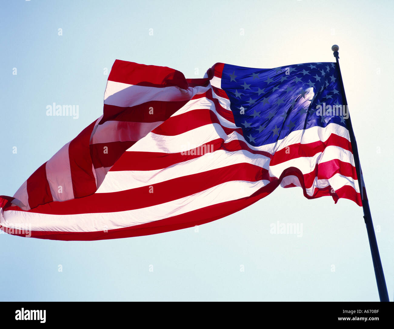 Noi bandiera, STATI UNITI D'AMERICA Foto Stock