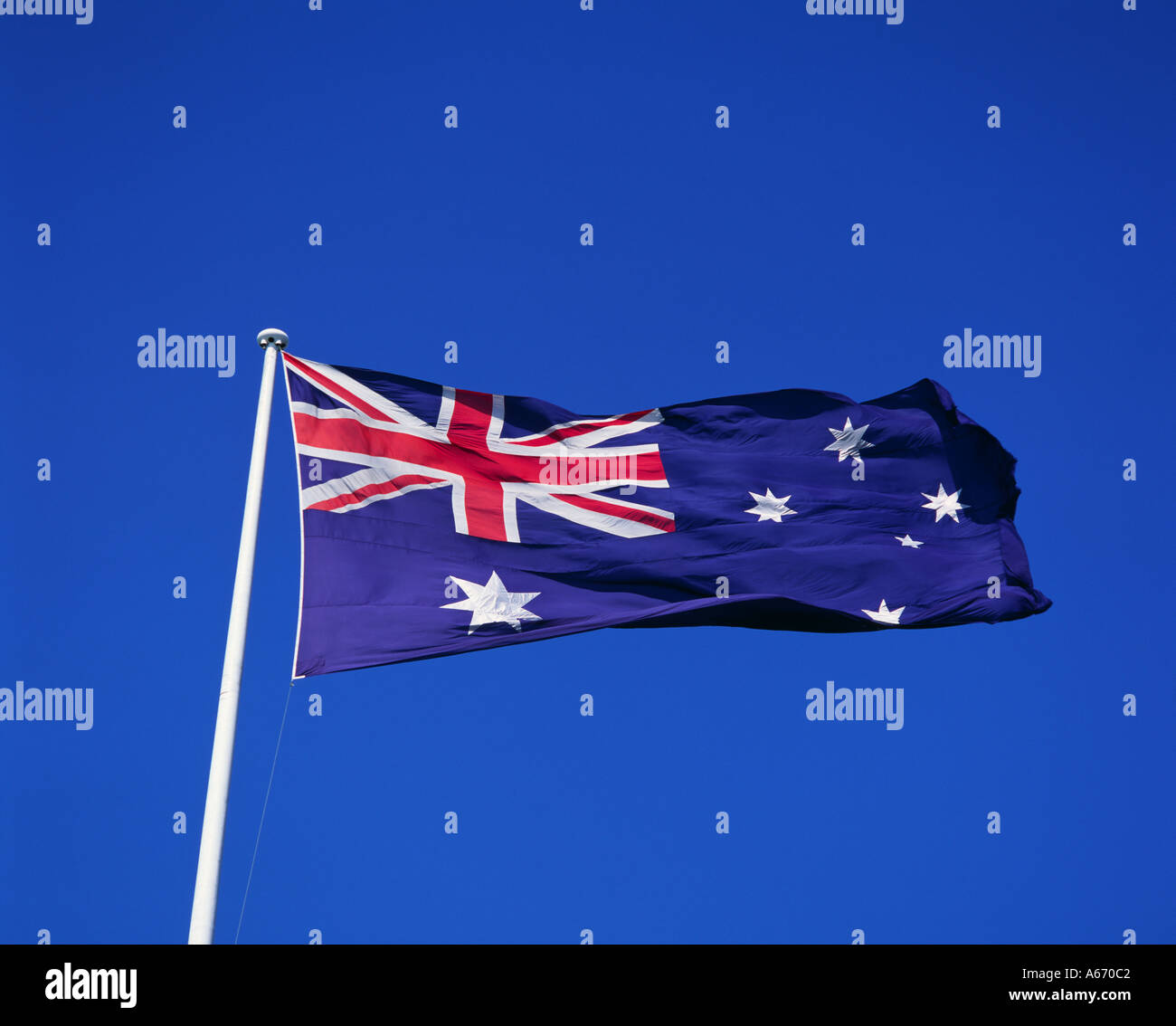 Bandiera australiana, australia Foto Stock