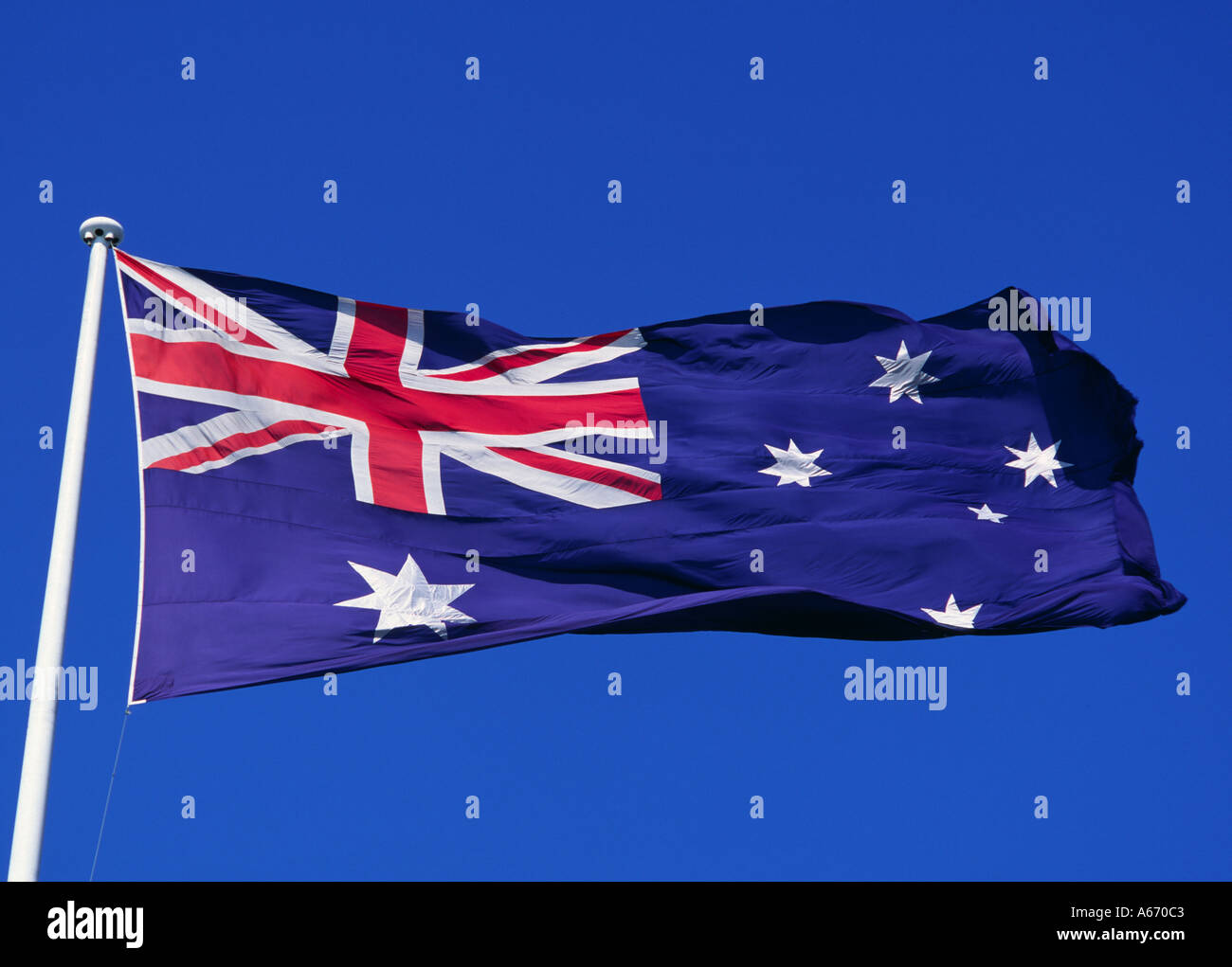 Bandiera australiana, australia Foto Stock