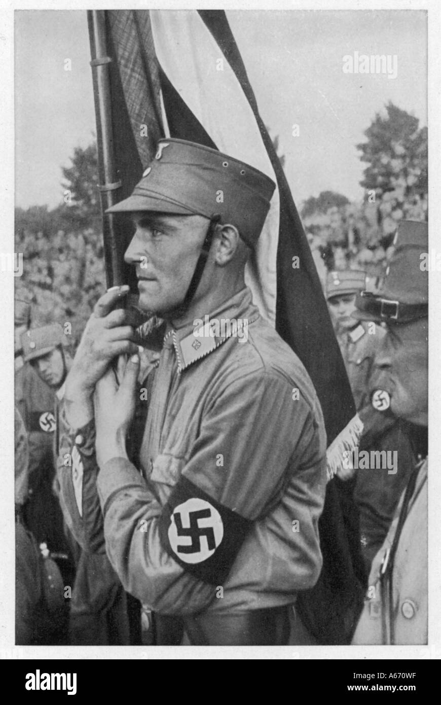 Razziale nazista tedesco C1935 Foto Stock