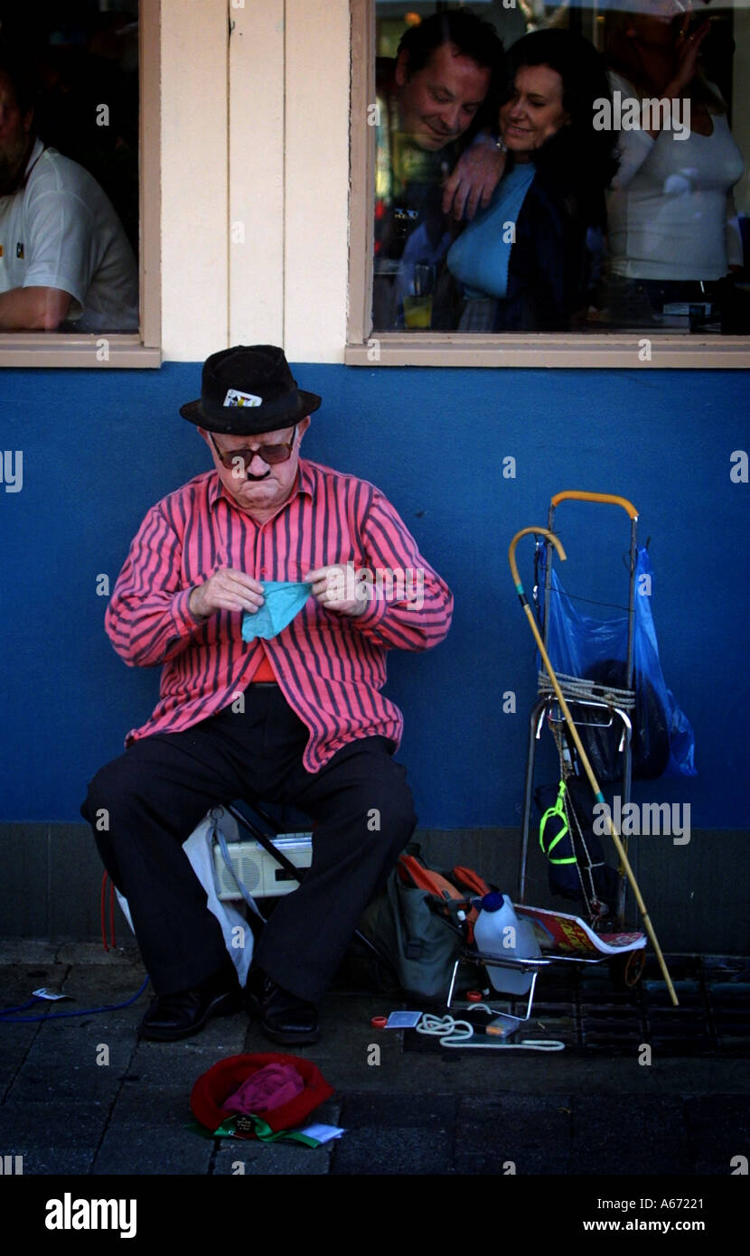 Scena di strada Manly Australia Foto Stock