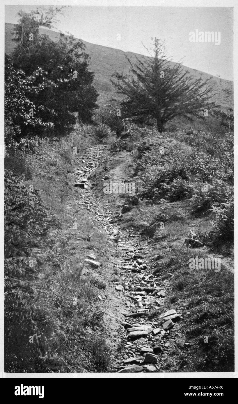 Ley Line pista Foto Stock