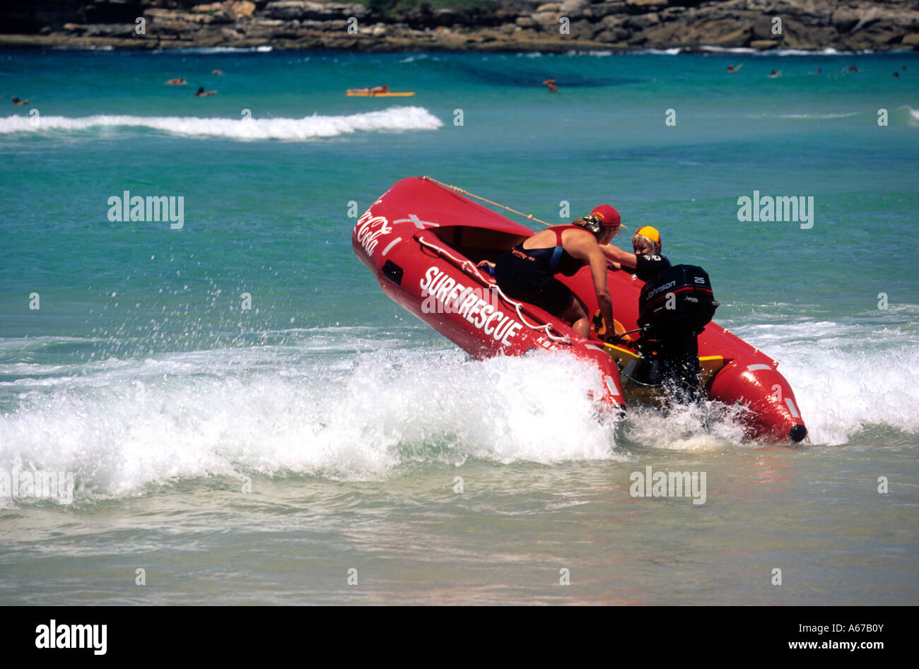 OCEANIA AUSTRALIA New South Wales Sydney Bondi Beach Life Savers Foto Stock