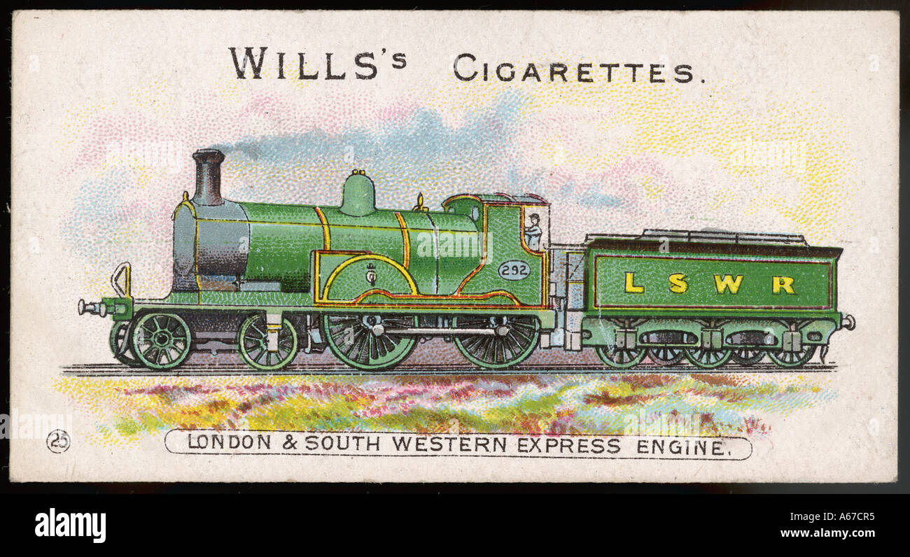 London SW Railway Loco Foto Stock