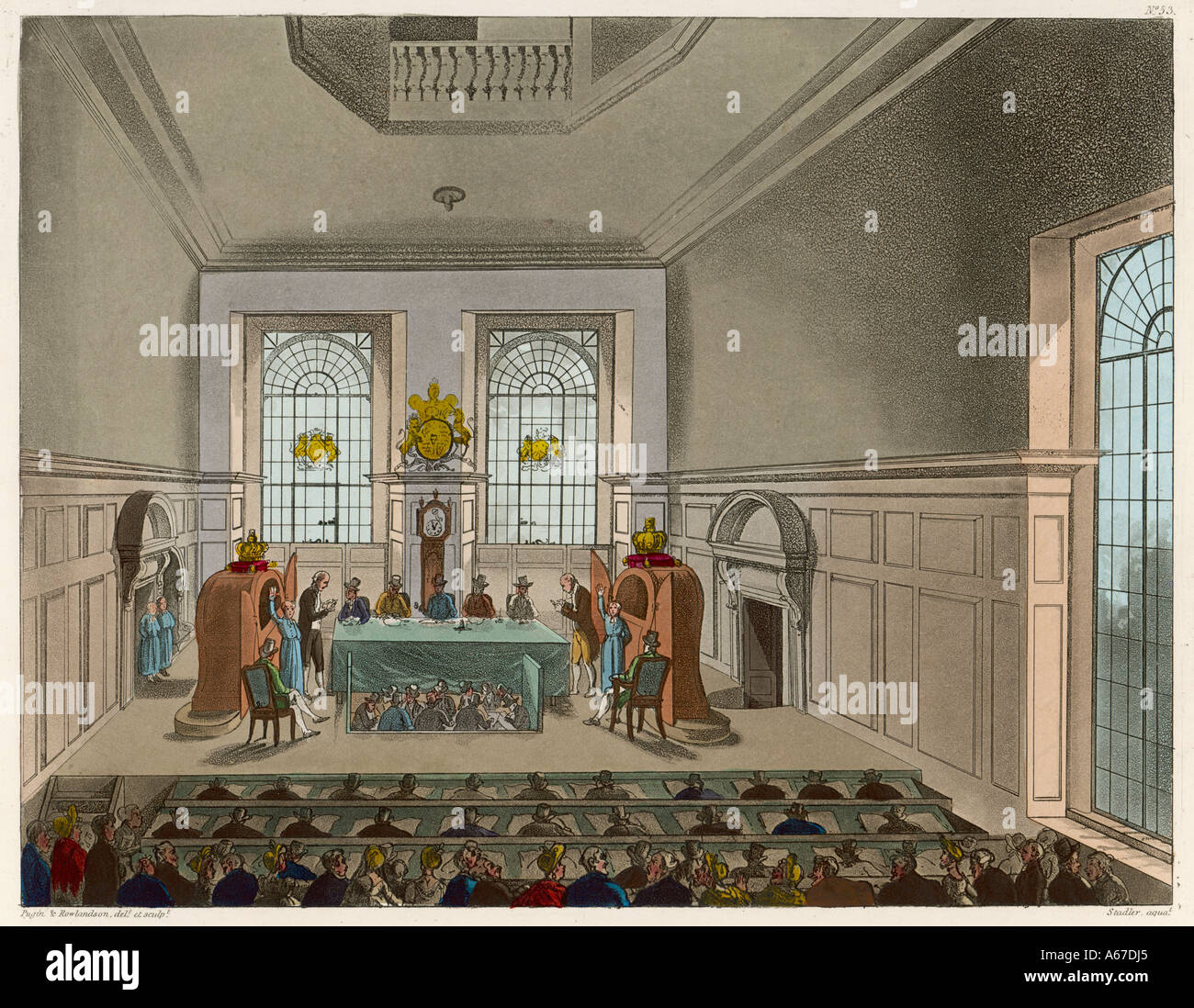 Lotteria Pugin di disegno Foto Stock