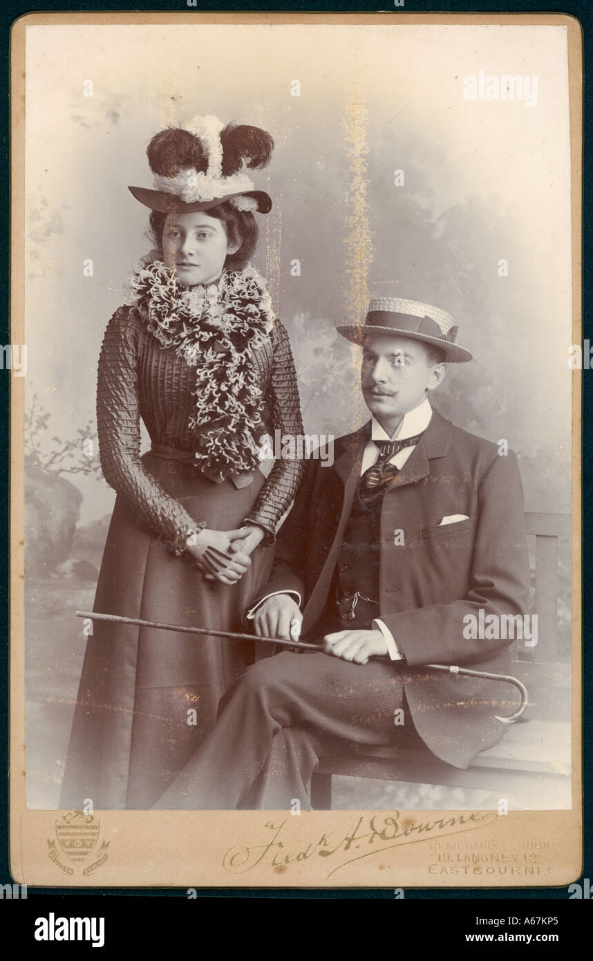 1890s giovane foto Foto Stock