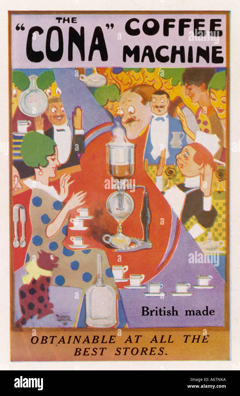 Cona macchina da caffè Foto Stock