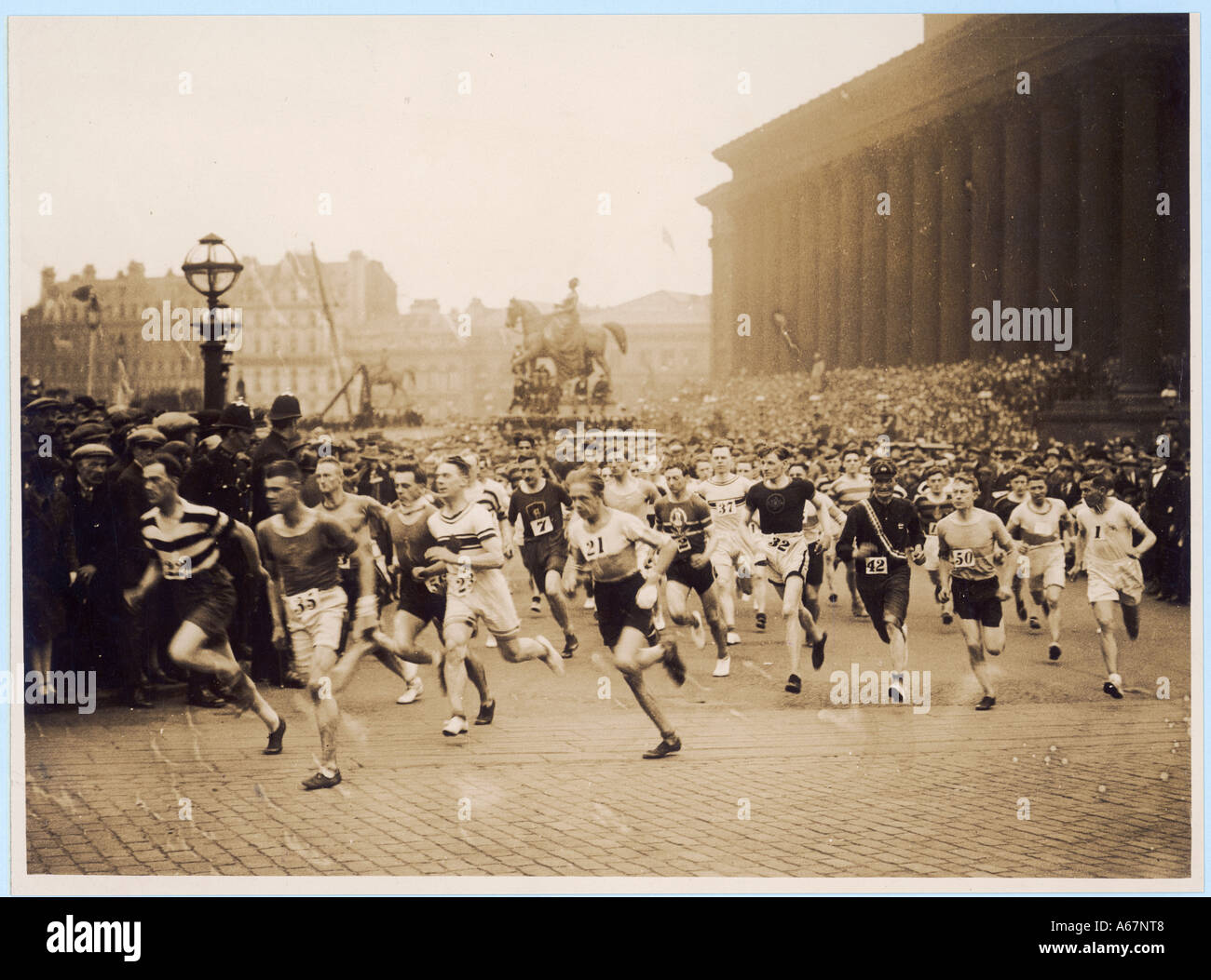 Maratona di 1927 Foto Stock