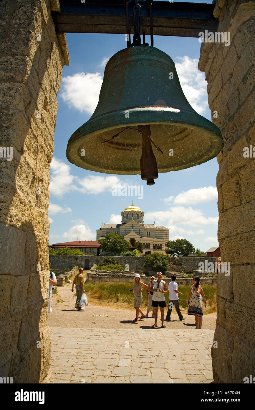 Campana di Chersonnes, Sebastopoli, Crimea, Ucraina, South-Easteurope, Europa Foto Stock