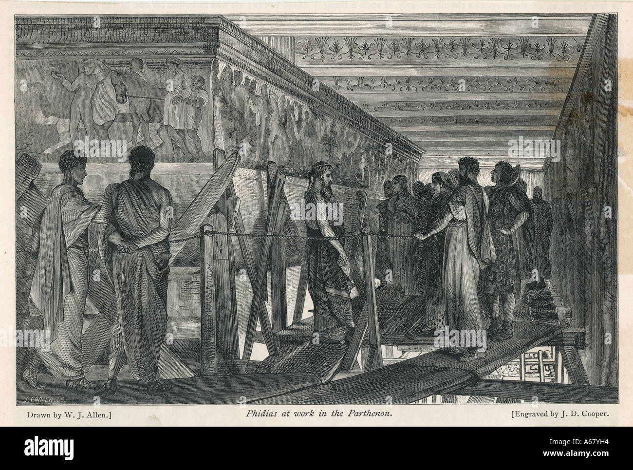 Fidia al lavoro Foto Stock