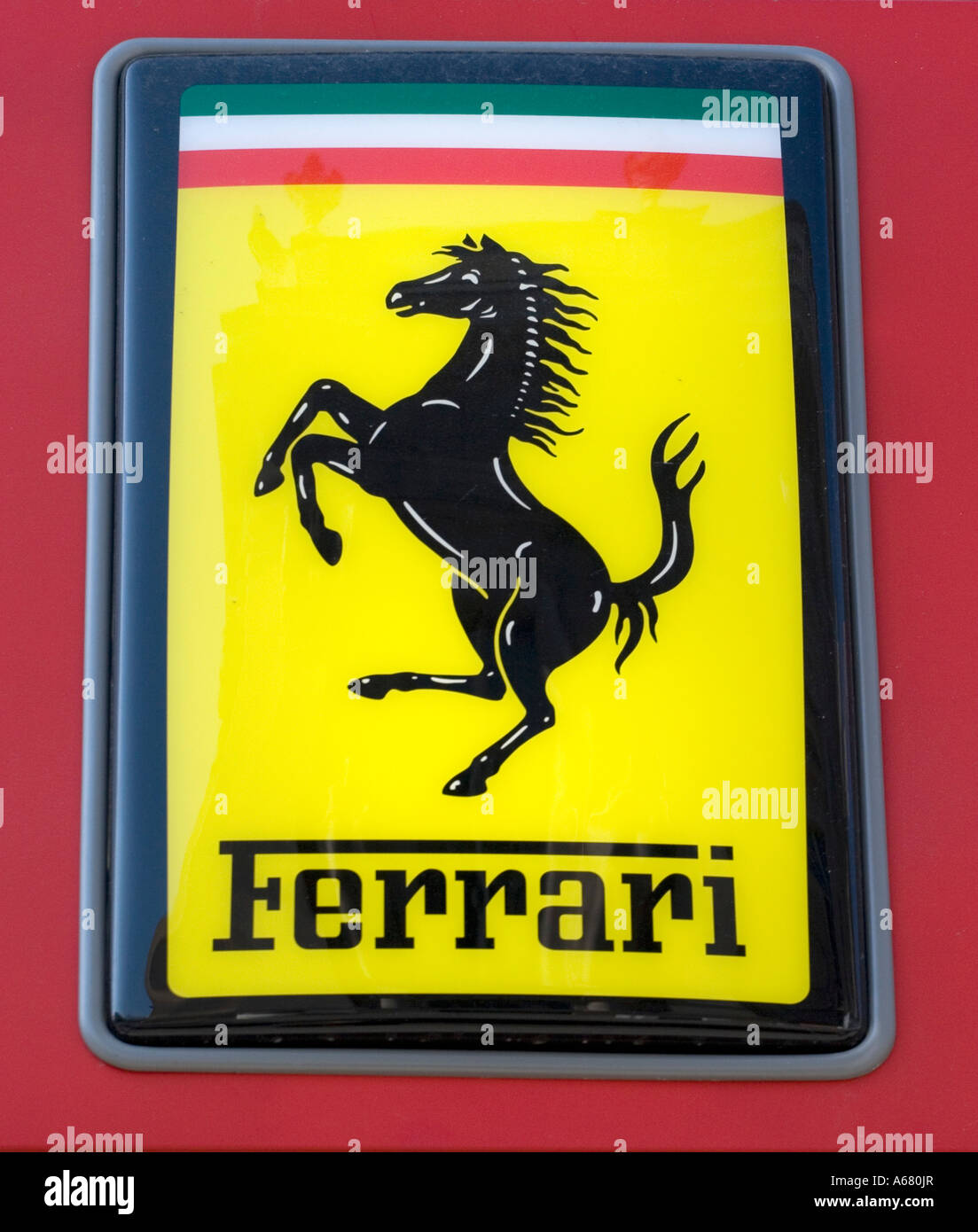 Segno di Ferrari Foto Stock