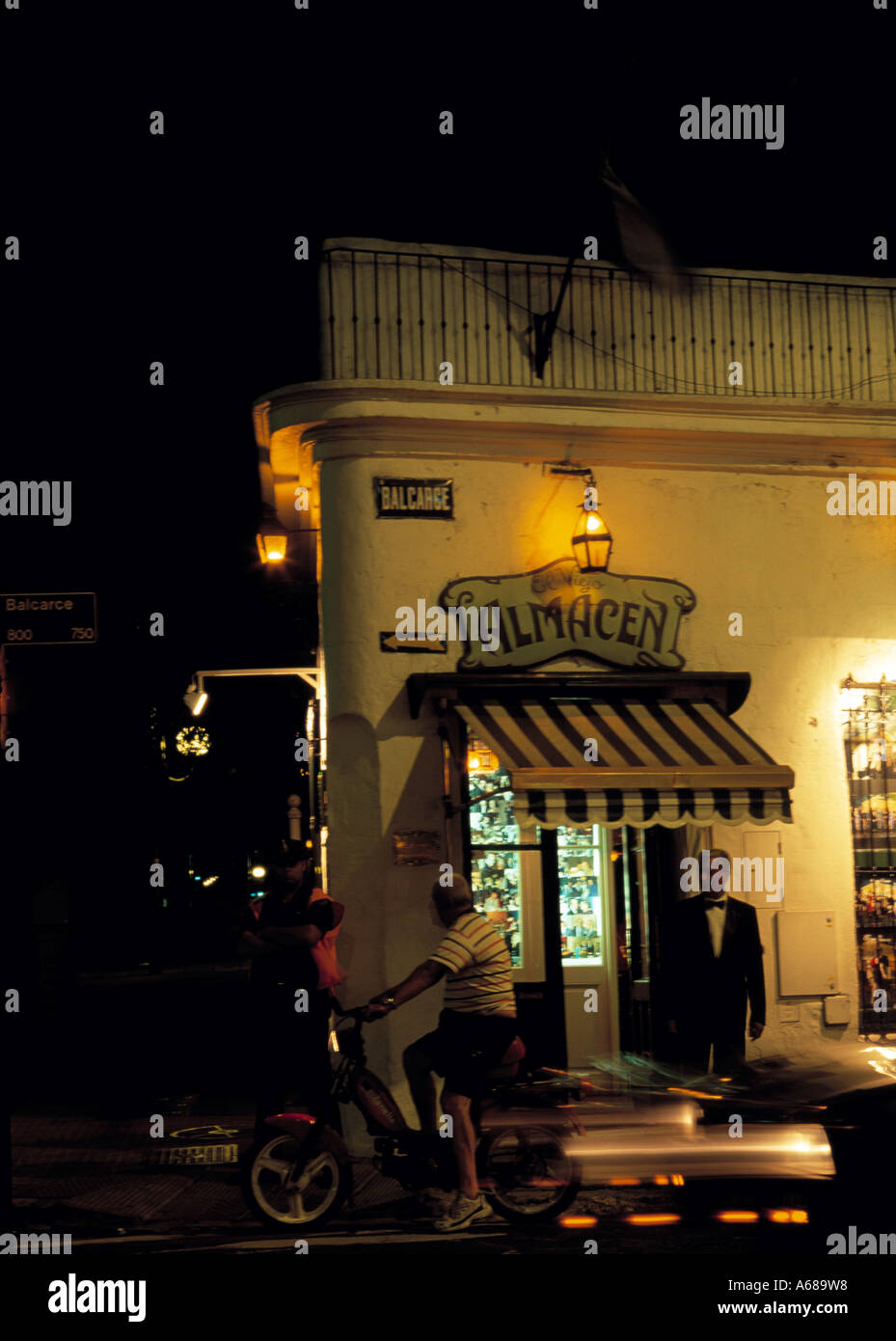 Street scape in un moderno argentina argentenian città, Foto Stock
