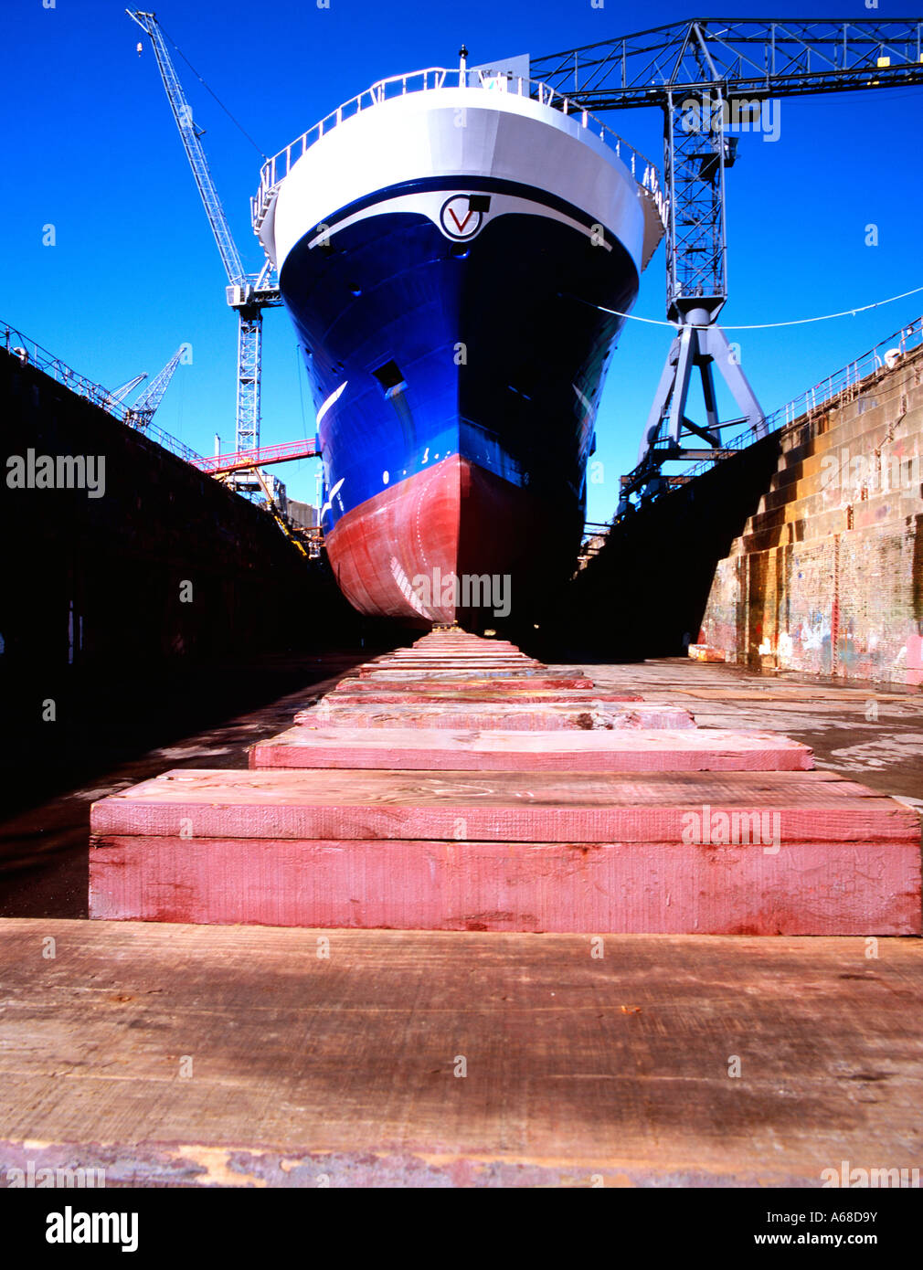 Falmouth Docks, Cornwall, Inghilterra. Foto Stock