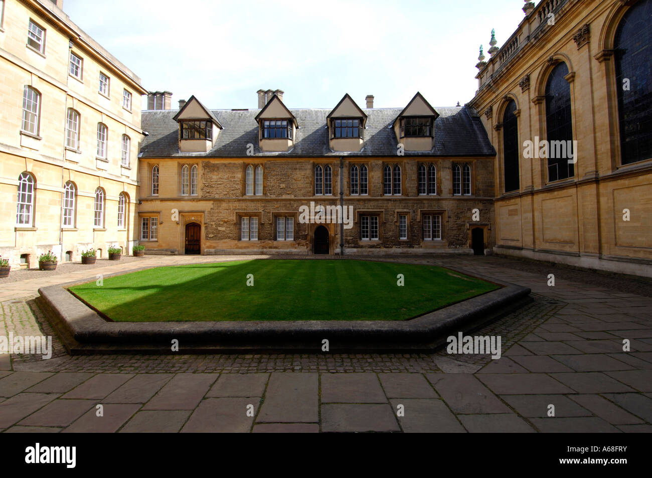 Il Trinity College di Oxford quadrangolo Durham Foto Stock