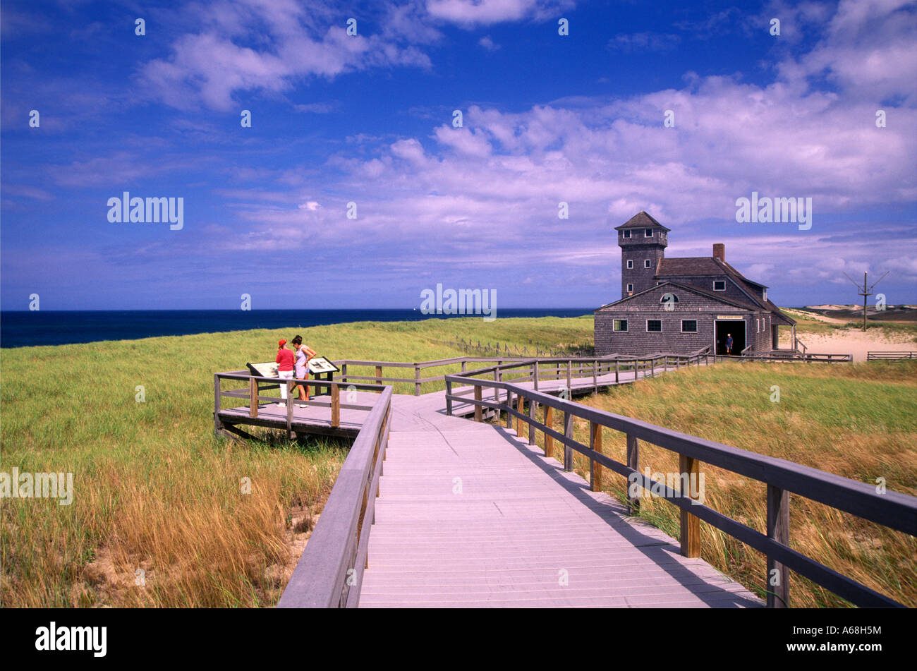 Vecchio Porto Stazione salvavita, a Provincetown, Cape Cod Foto Stock