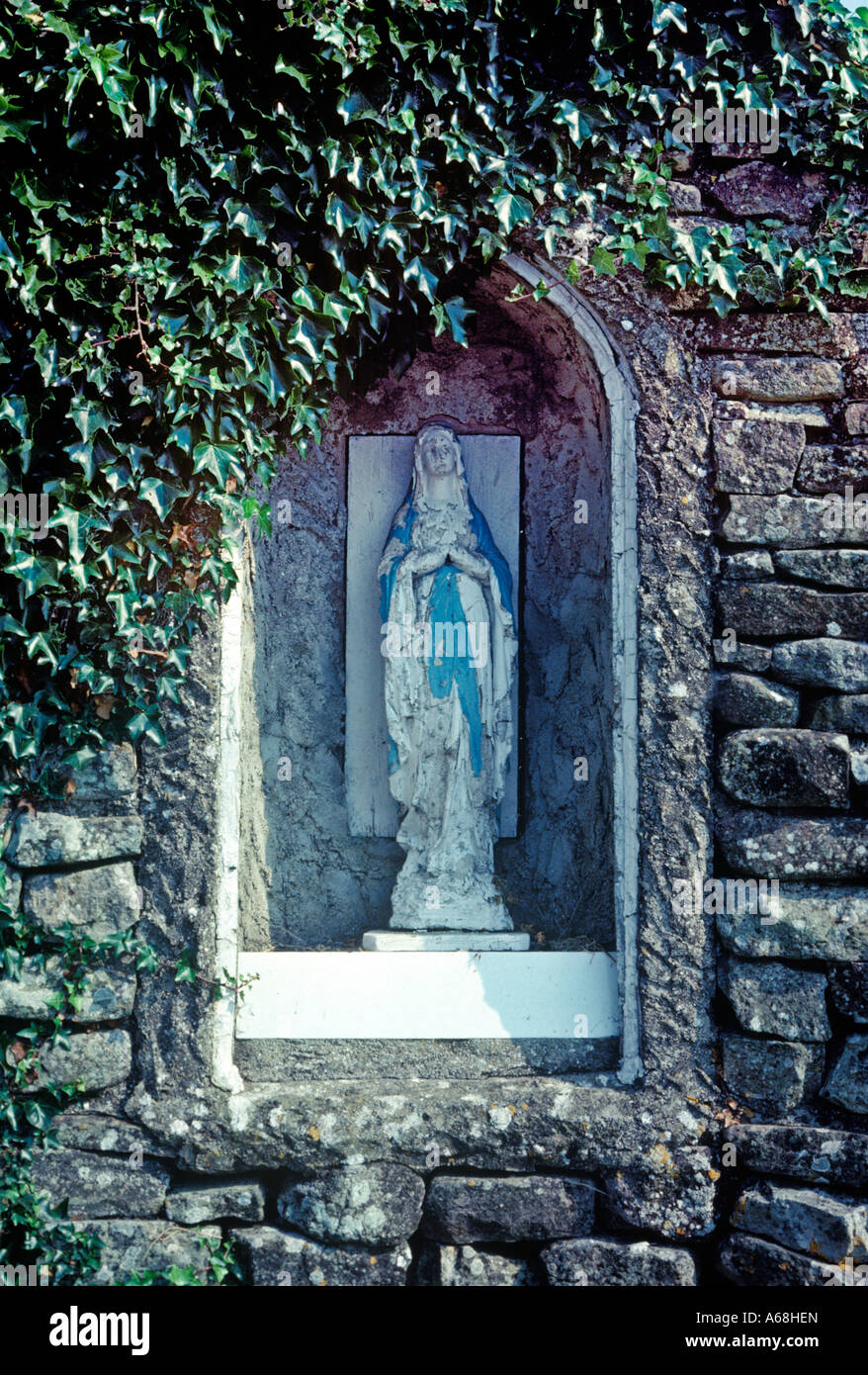Strada santuario della Beata Vergine Maria in Irlanda Foto Stock