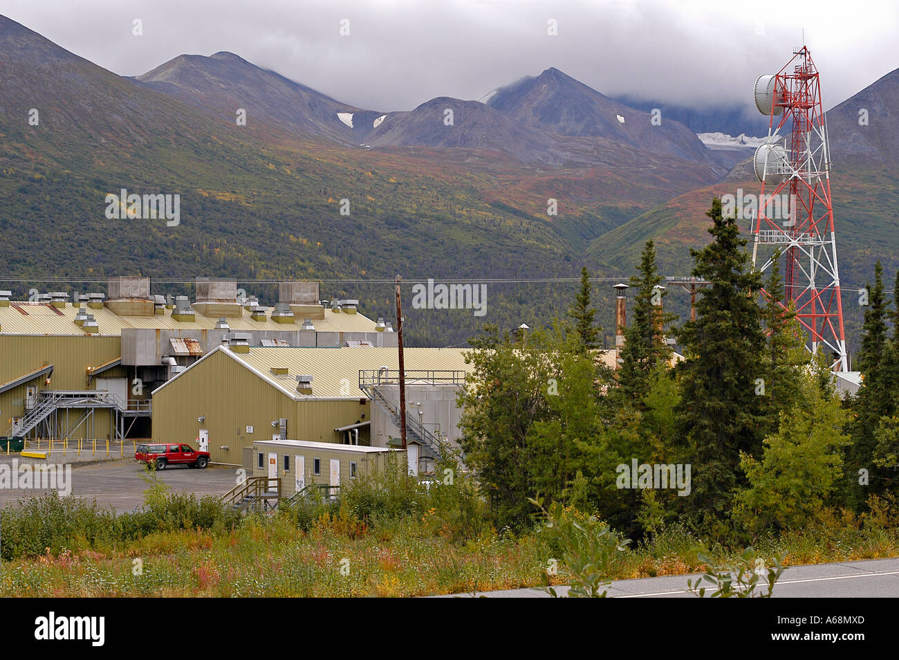 Paesaggio in Alaska Foto Stock
