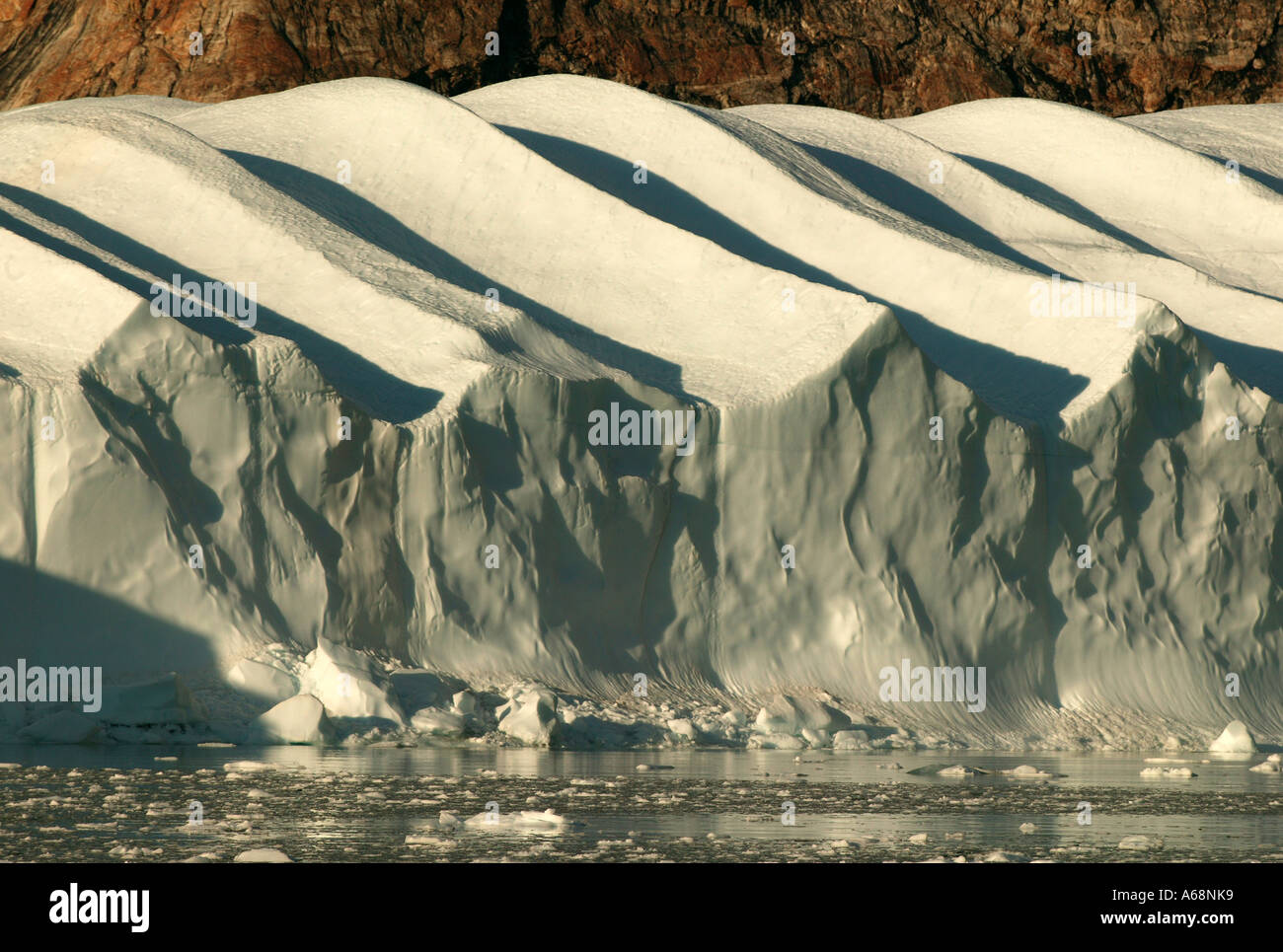 Iceberg, Scoresbysund, est della Groenlandia Foto Stock