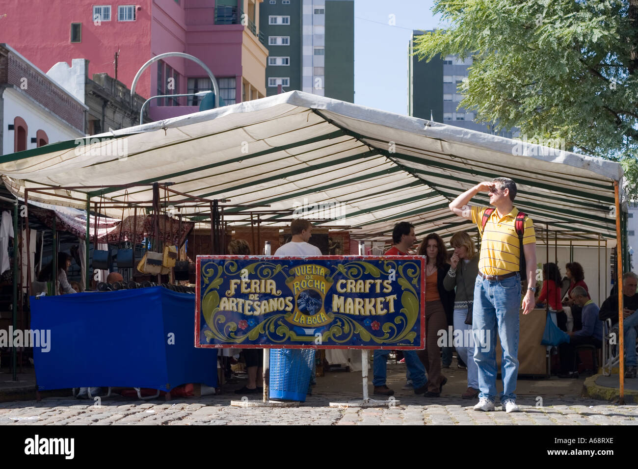 Mercato turistico Foto Stock