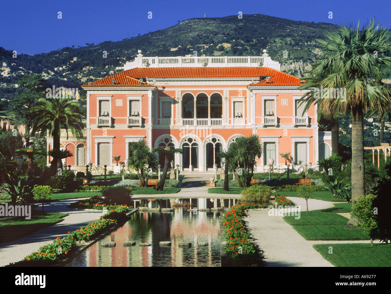 Villa Ephrussi St Jean Cap Ferrat Costa Azzurra Francia Foto Stock
