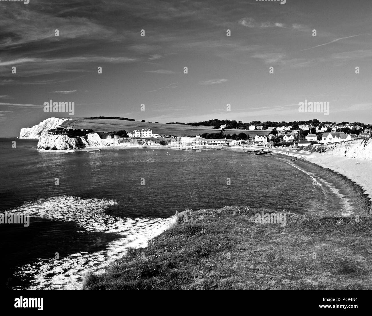 La baia di acqua dolce Isola di White Hampshire REGNO UNITO Foto Stock