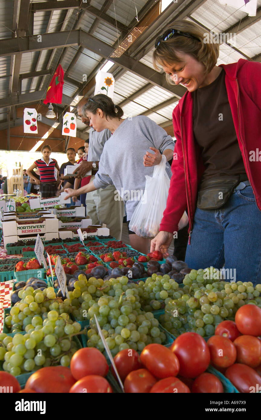 Pasco Farmers Market è il più grande mercato di tale stato di Washington Columbia Valley Washington Foto Stock