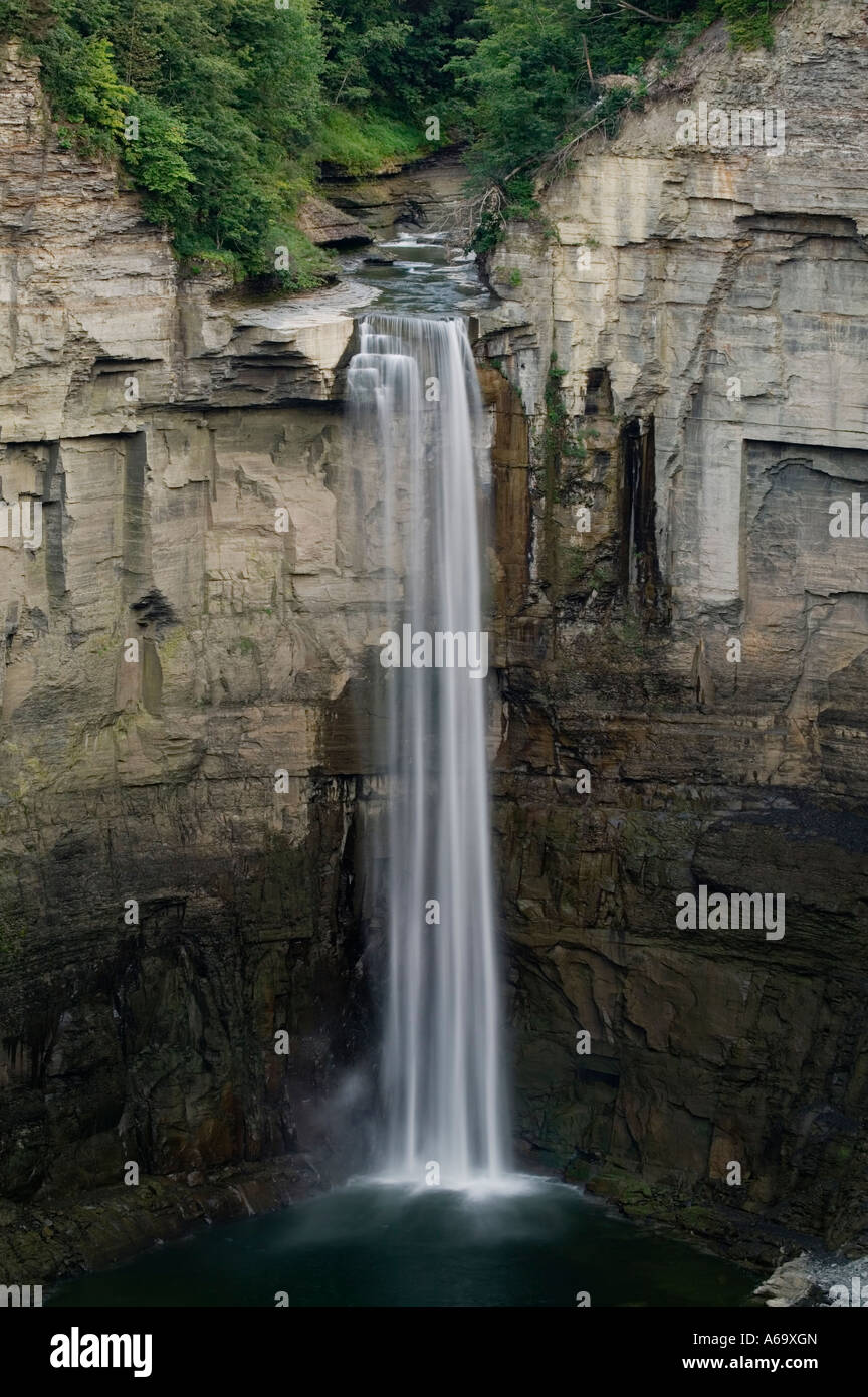 Taughannock cade Trumansburg New York vicino a Ithaca sul lago Cayuga Regione dei Laghi Finger Foto Stock