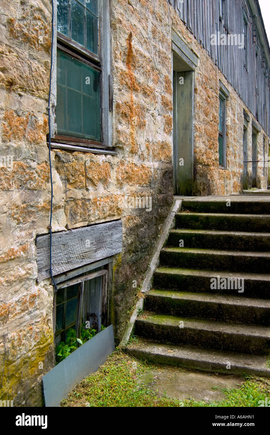 Storici edifici di lavoro presso l'Abbazia di Gethseamni Trappista in Kentucky Foto Stock