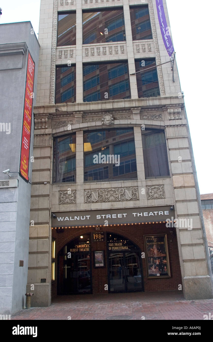 Walnut Street Theatre di Filadelfia in Pennsylvania USA Foto Stock