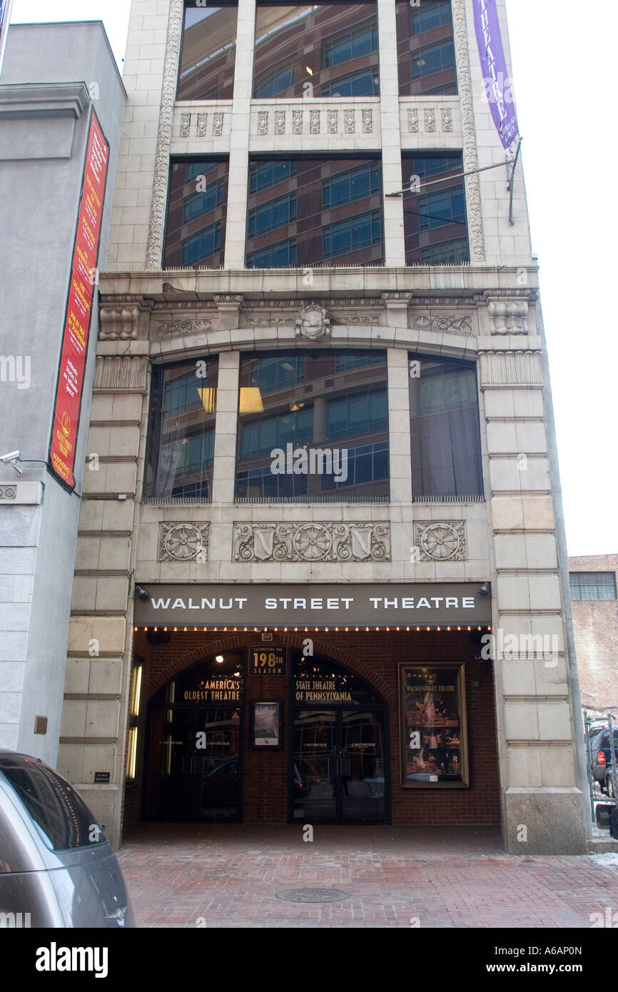 Walnut Street Theatre di Filadelfia in Pennsylvania USA Foto Stock