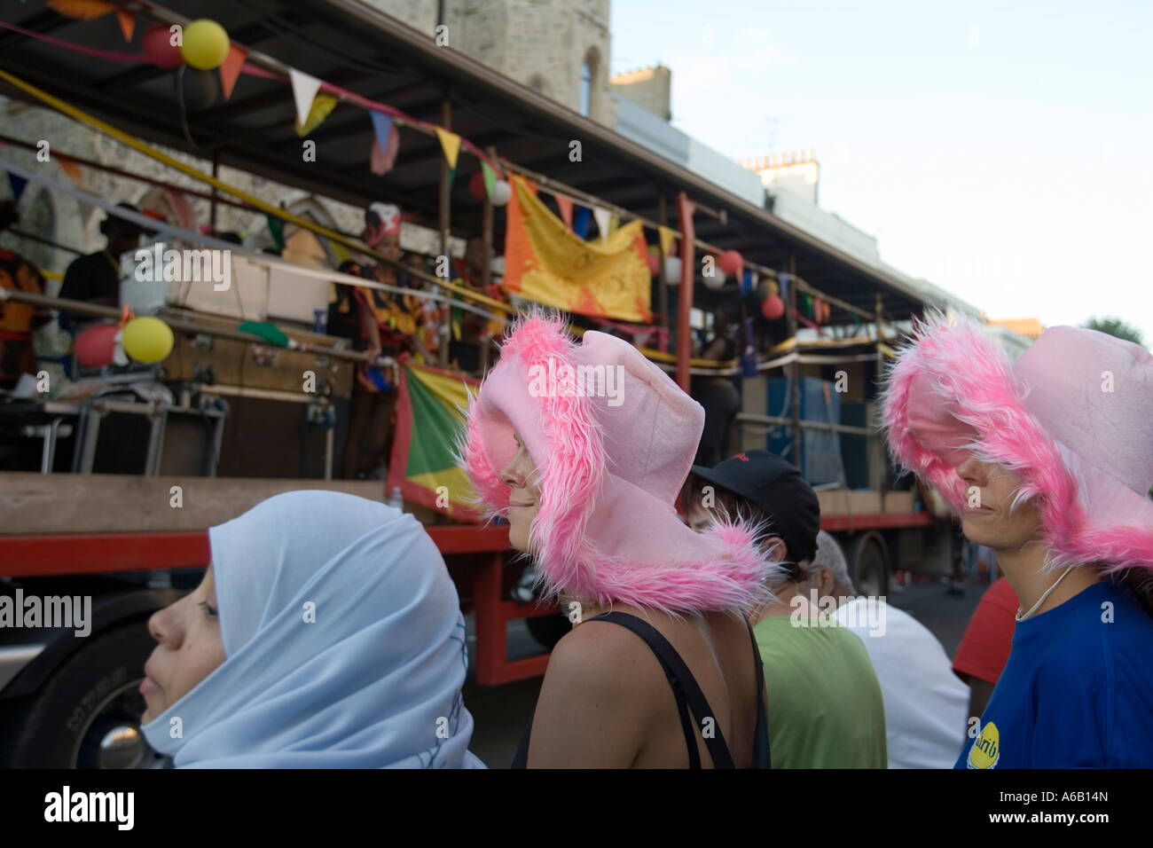 Carnevale di Notting Hill Londra Inghilterra Gran Bretagna REGNO UNITO Foto Stock